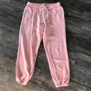 pink sweatpants